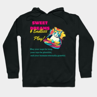 Sweet Dreams & Endless Play: A Cat's Wish (and Secret to Human Happiness). Hoodie